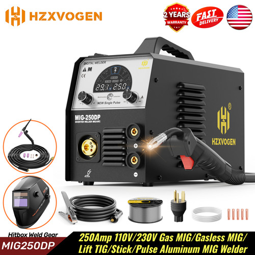 250a gas gasless mig welding - 250a,